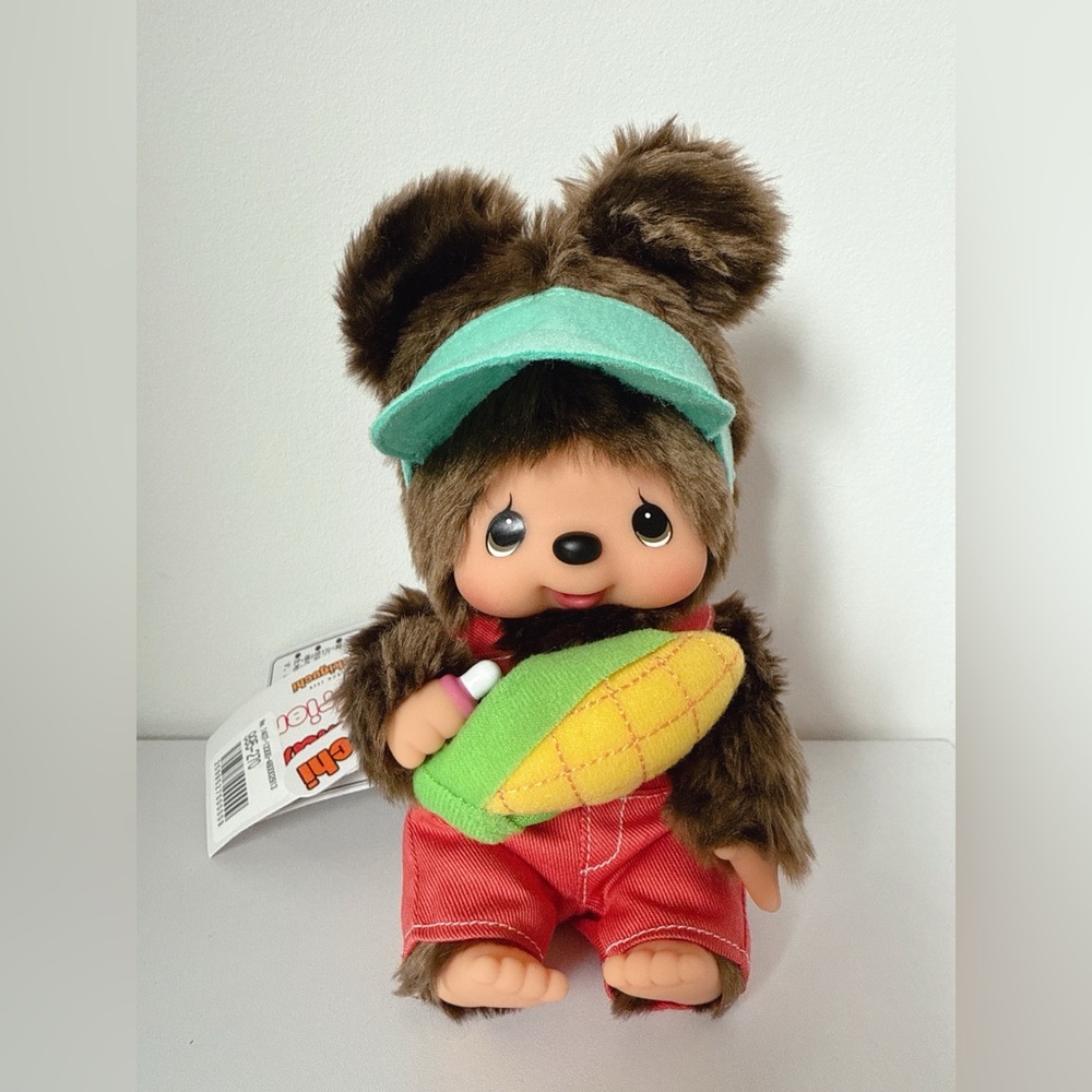 Sekiguchi Monchhichi Friends Kuma Bear Plush Doll Monchichi